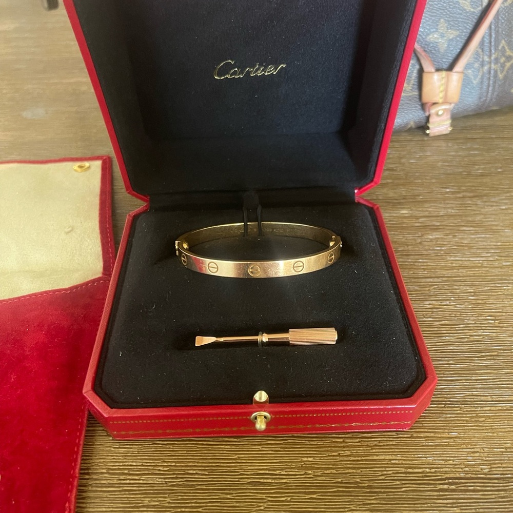 Cartier Gold Love Bangle with Screwdriver